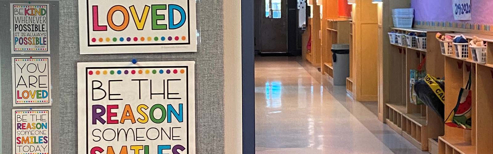 Hallway Waisman Early Childhood Program