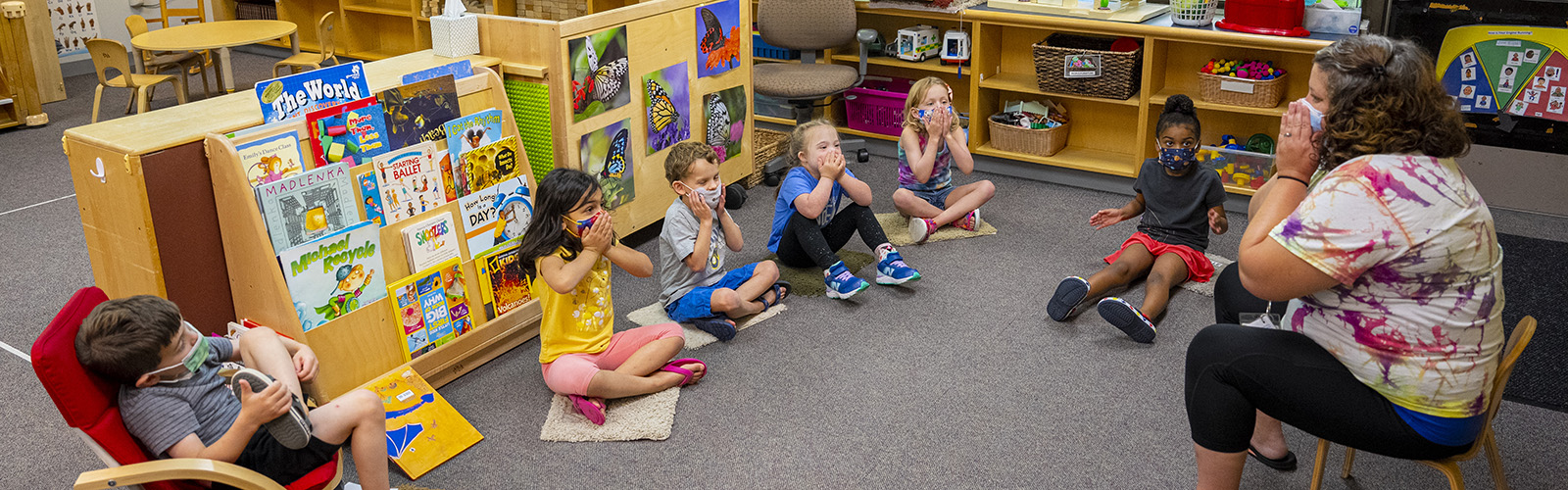 WECP students in learning circle